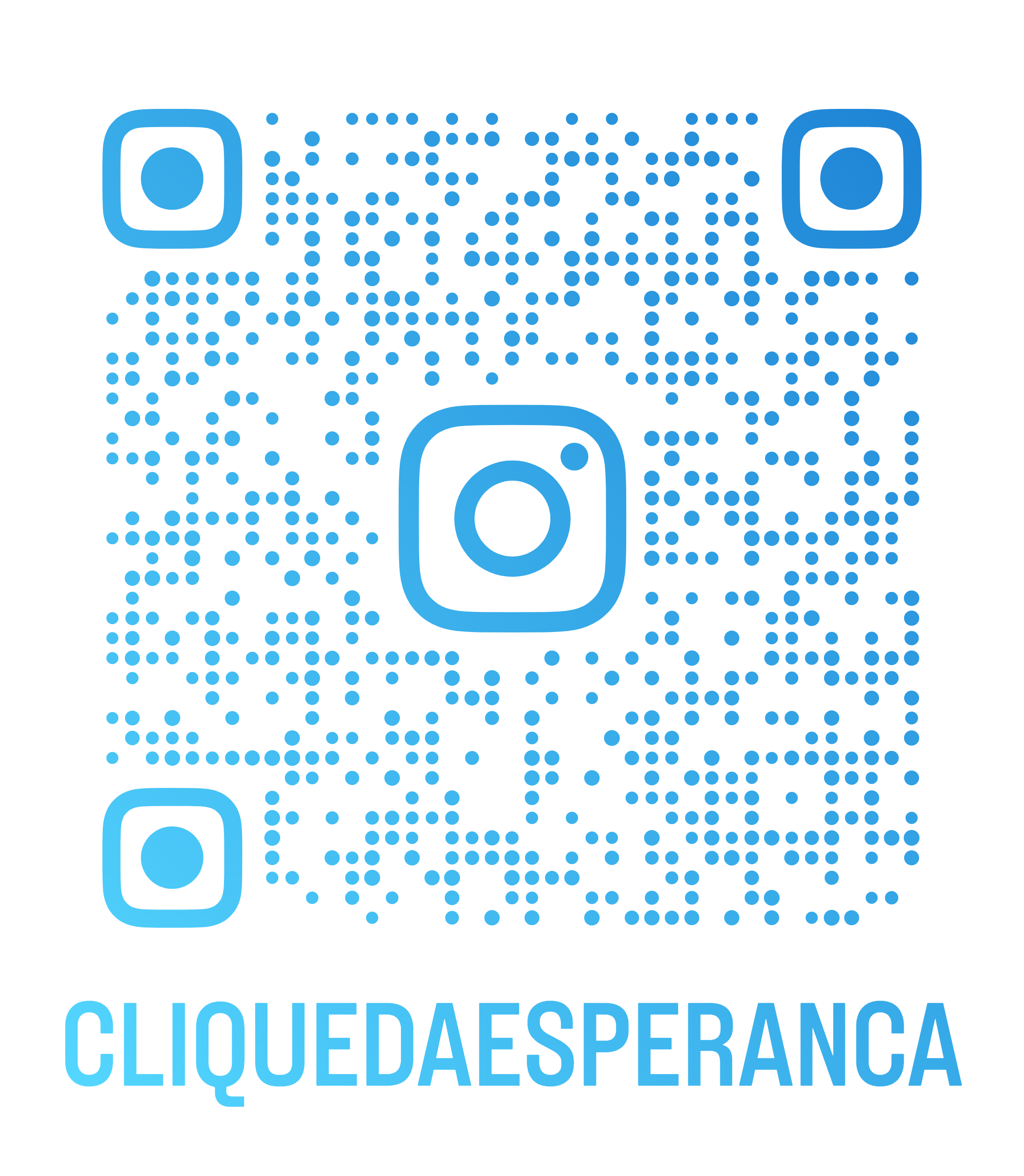 Siga o Clique da EsperanÃ§a no Instagram
